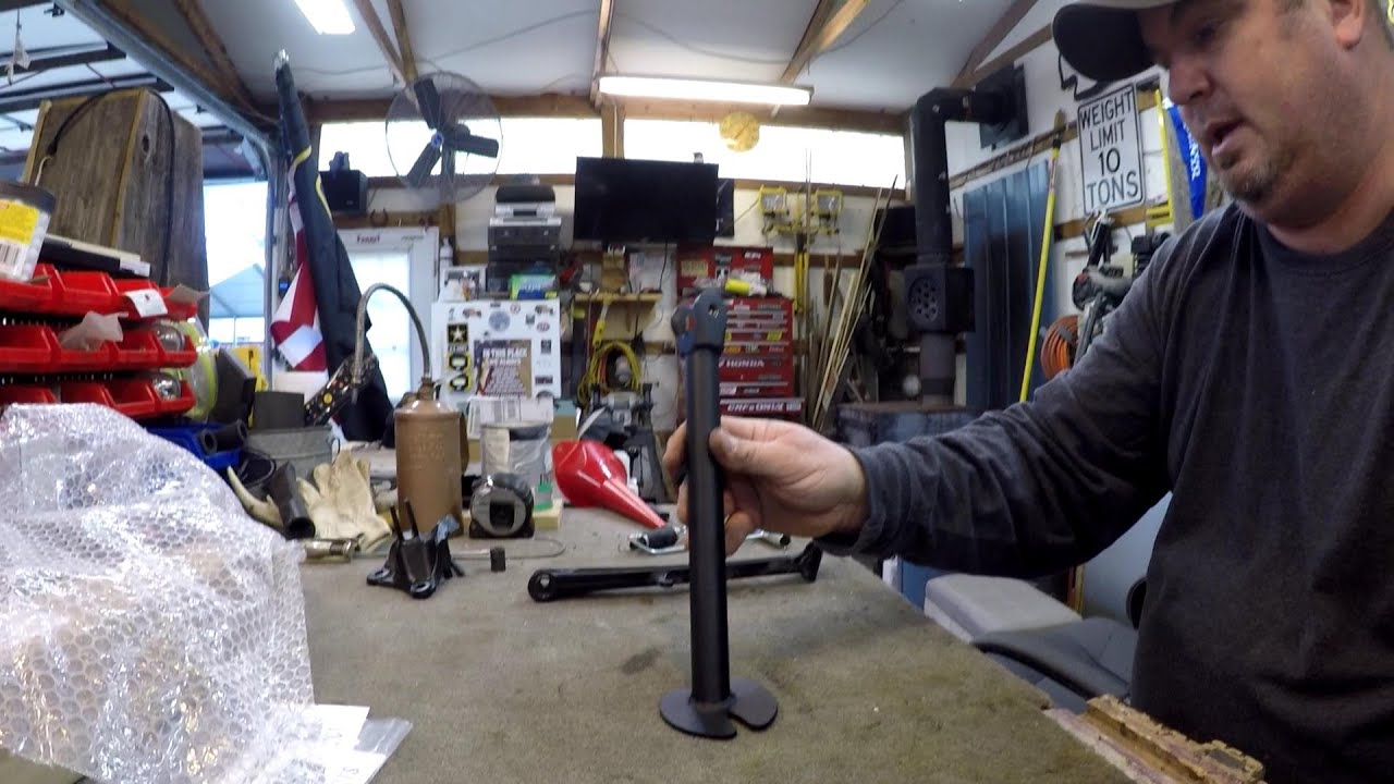 Camel ADV camel toe kickstand install 0n Honda Africa Twin