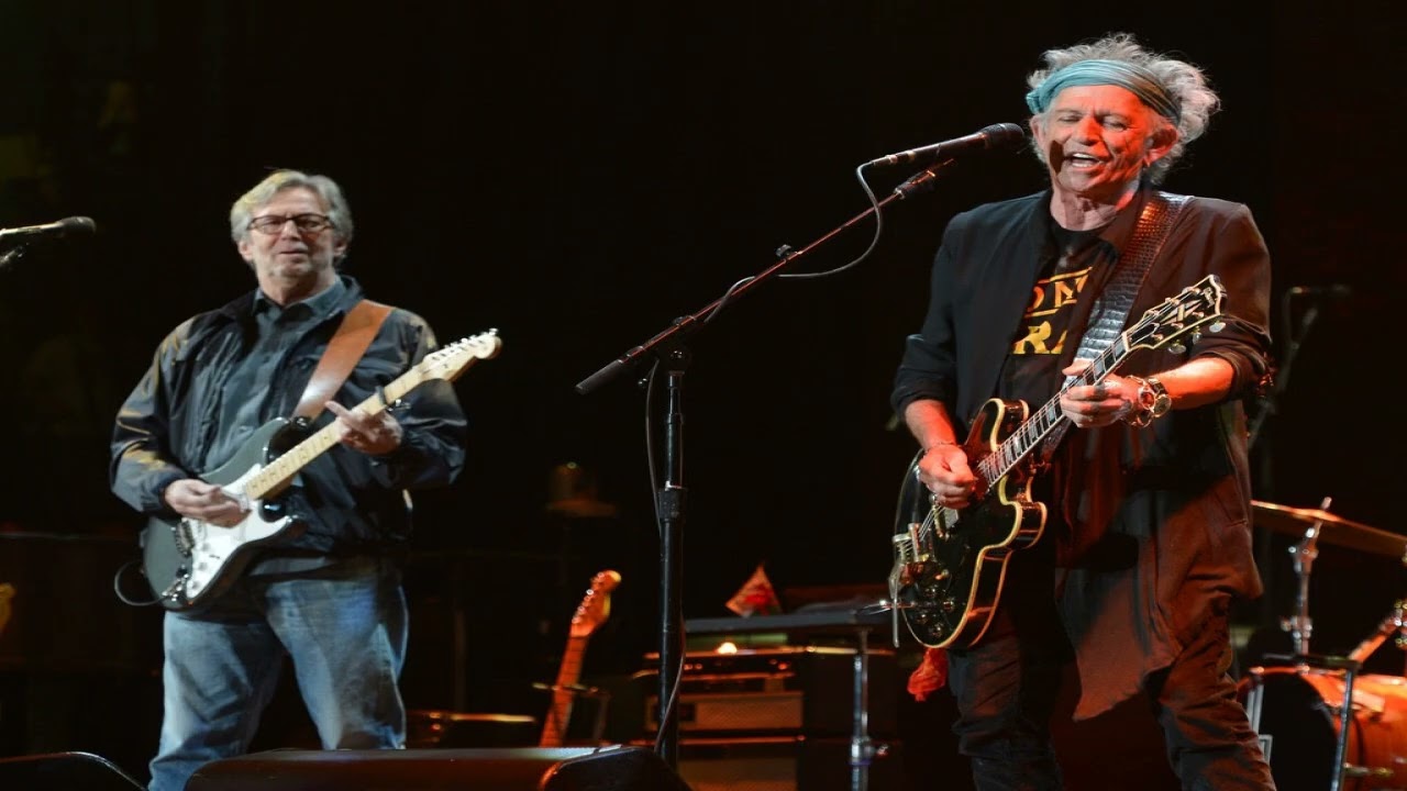 Eric Clapton & Keith Richards (BASS BACKING TRACK  w/VOICE)