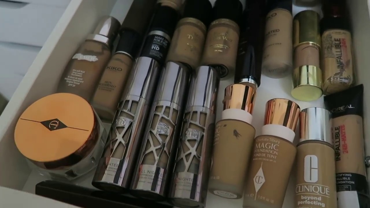 كيف أرتب مكياجي How I Organize My Makeup