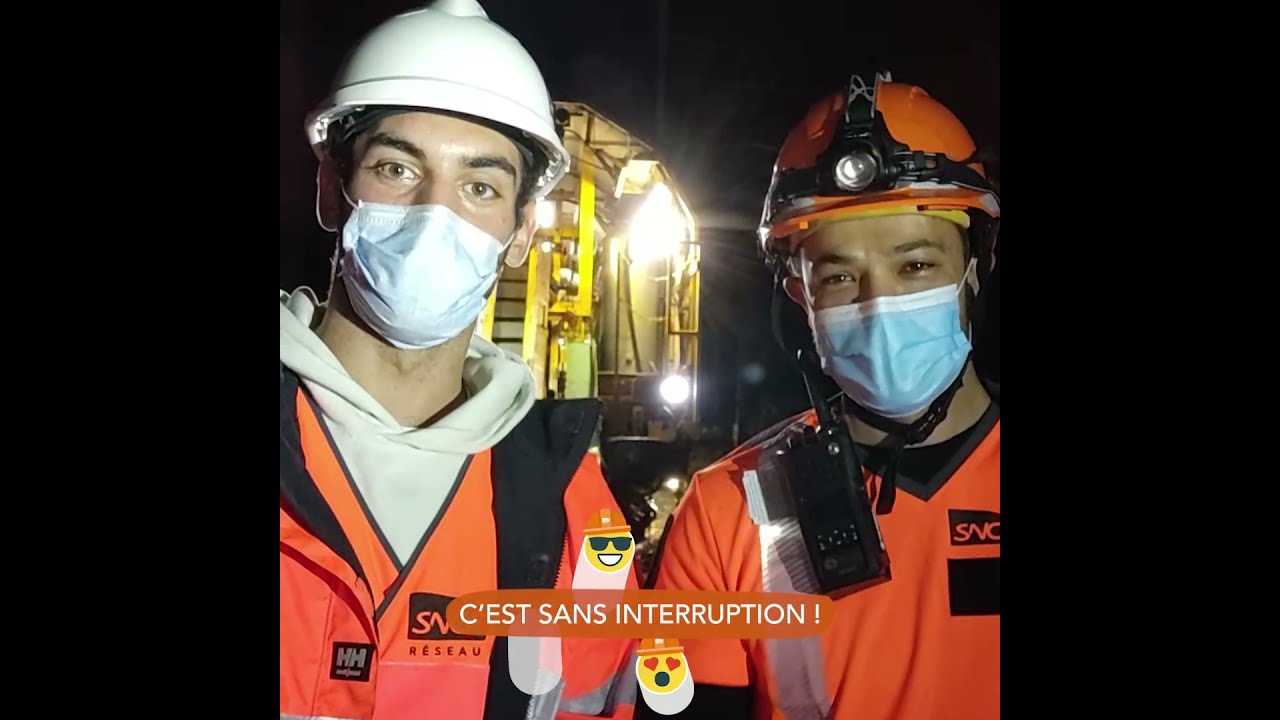 SNCF Réseau Sans interruption – Le train-usine BOA