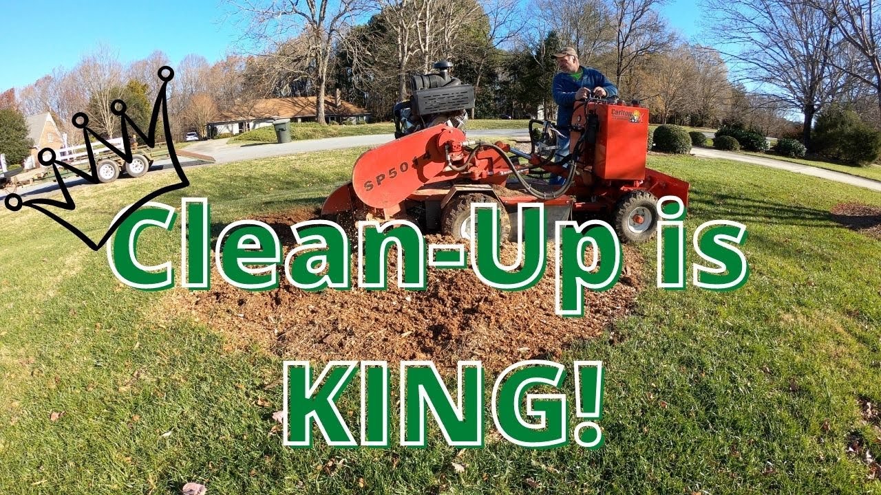 Stump Grinding - Clean Up Importance!