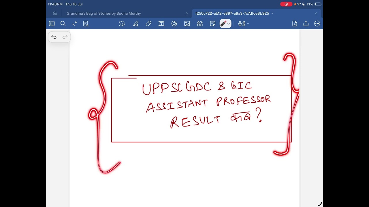 UPPSC GDC GIC ASSISTANT PROFESSOR RESULTS KAB STOP WASTING TIME