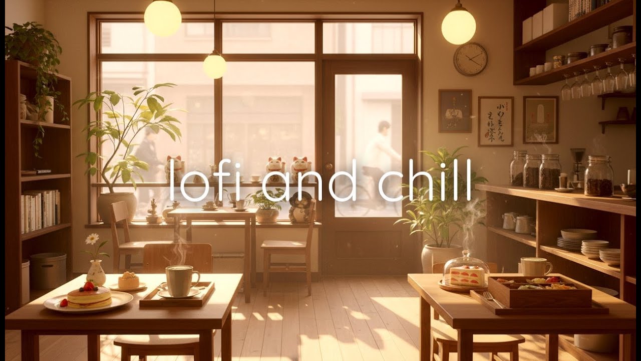 Cozy Lo-Fi Japanese Cafe Ambience | Deep Study & Sleep (4K)