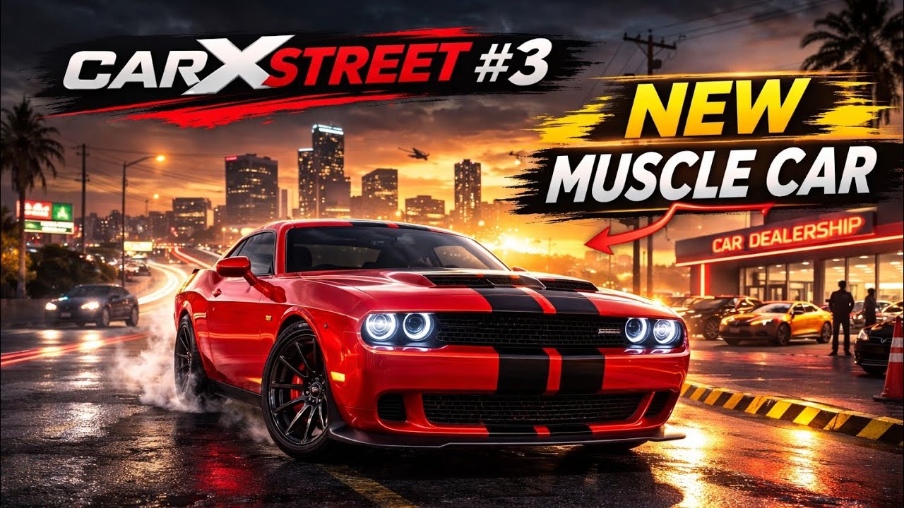 Buying My First Muscle Car in CarX Street 🔥 | Insane Power & Sound | Gameplay #3