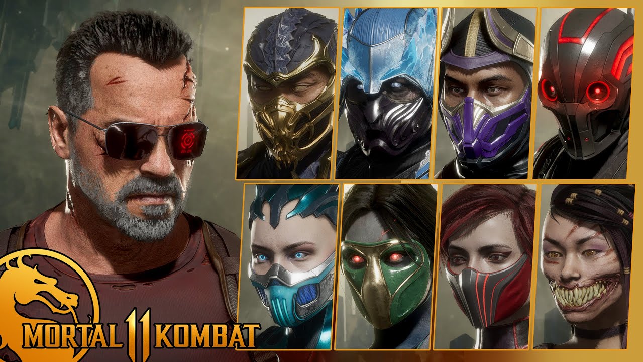 ТЕРМИНАТОР встречает НИНДЗЯ из MortaL Kombat 11! (Все диалоги)