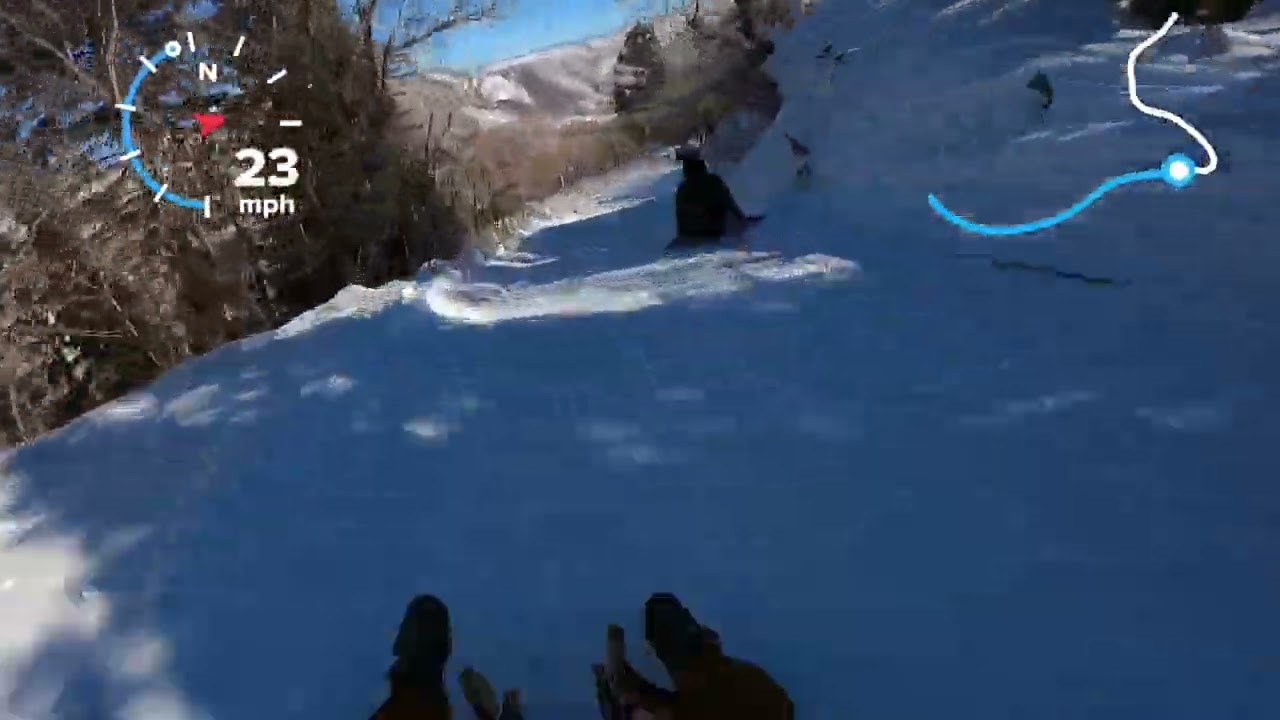 Rodel Control - from 40mph/64kmh to passing sledbobs, in the bends.