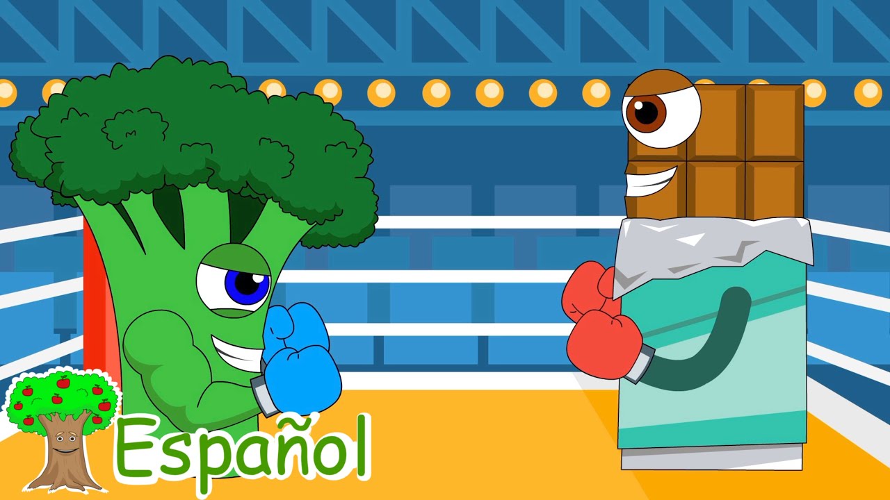 Comida Saludable Vs Comida Chatarra | English Tree Español