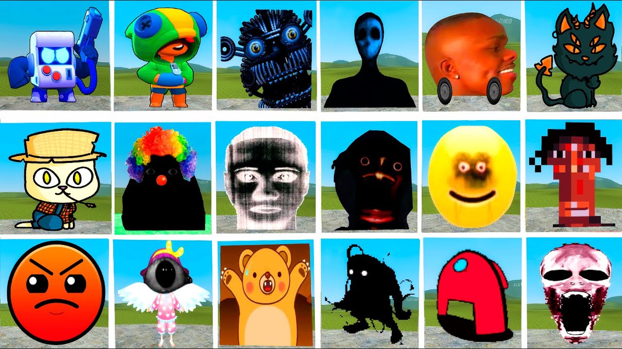 RANDOM OF ALL THE NEXBOTS #5 \Nextbots\ Gmod! Garry's Mod!