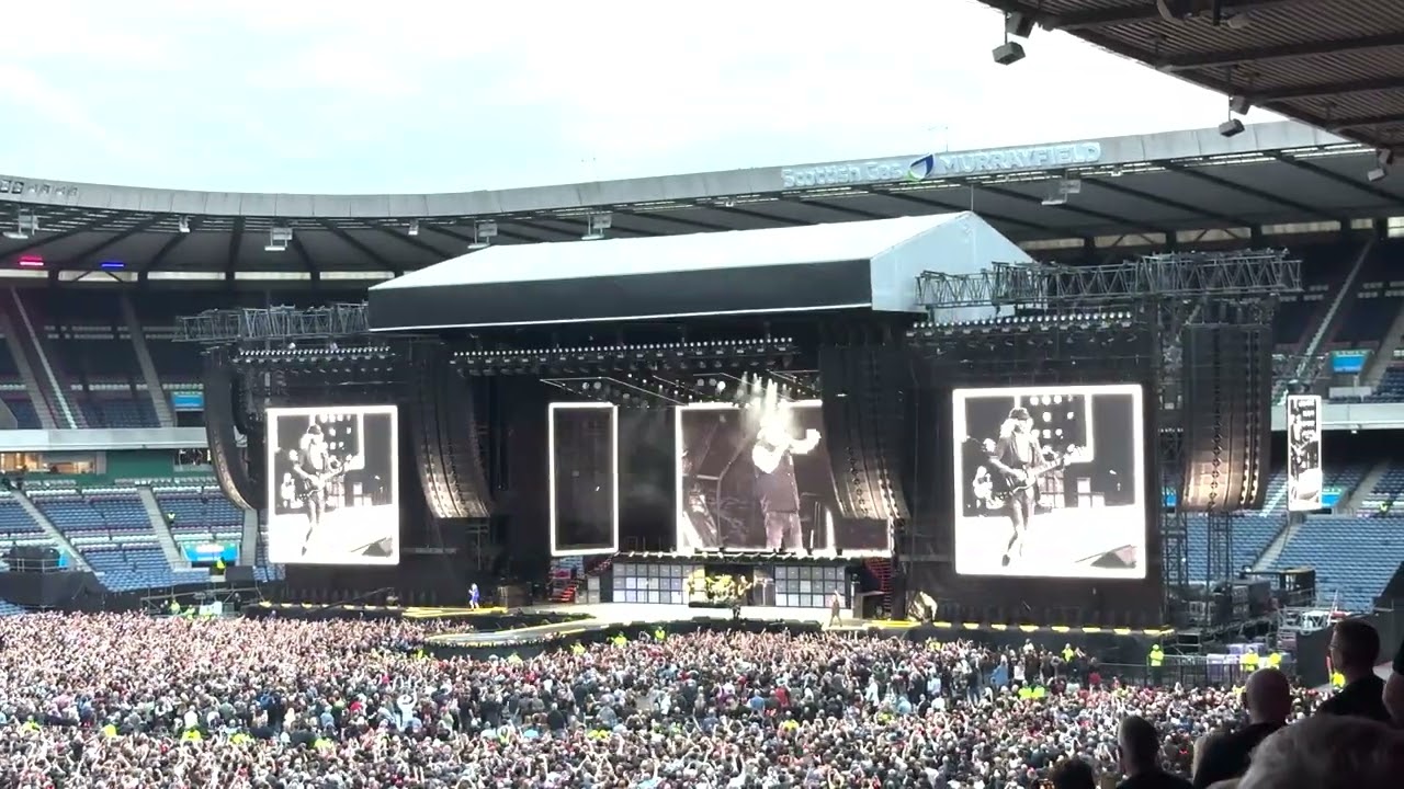 Back in Black, AC/DC, Murrayfield Stadium, Edinburgh, August 21, 2025