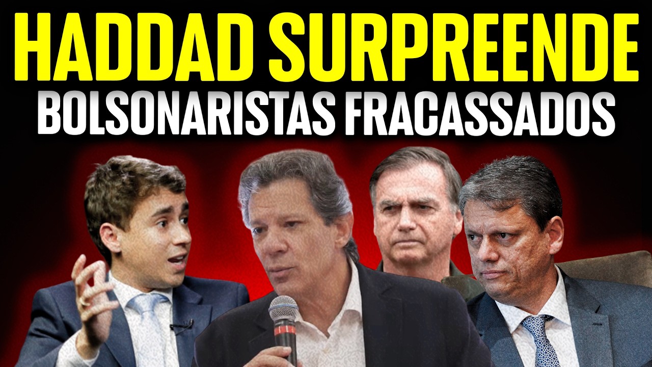 HADDAD DÁ AULA, EXPÕE FRACASSOS DE BOLSONARO E DÁ XEQUE-MATE EM NIKOLAS FERREIRA E TARCÍSIO!