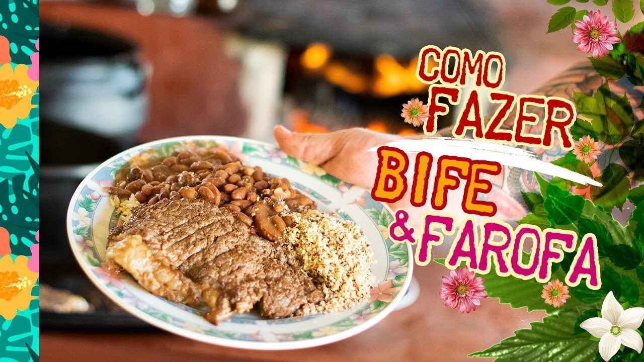 Como fazer farofa de bacon e bife perfeito!