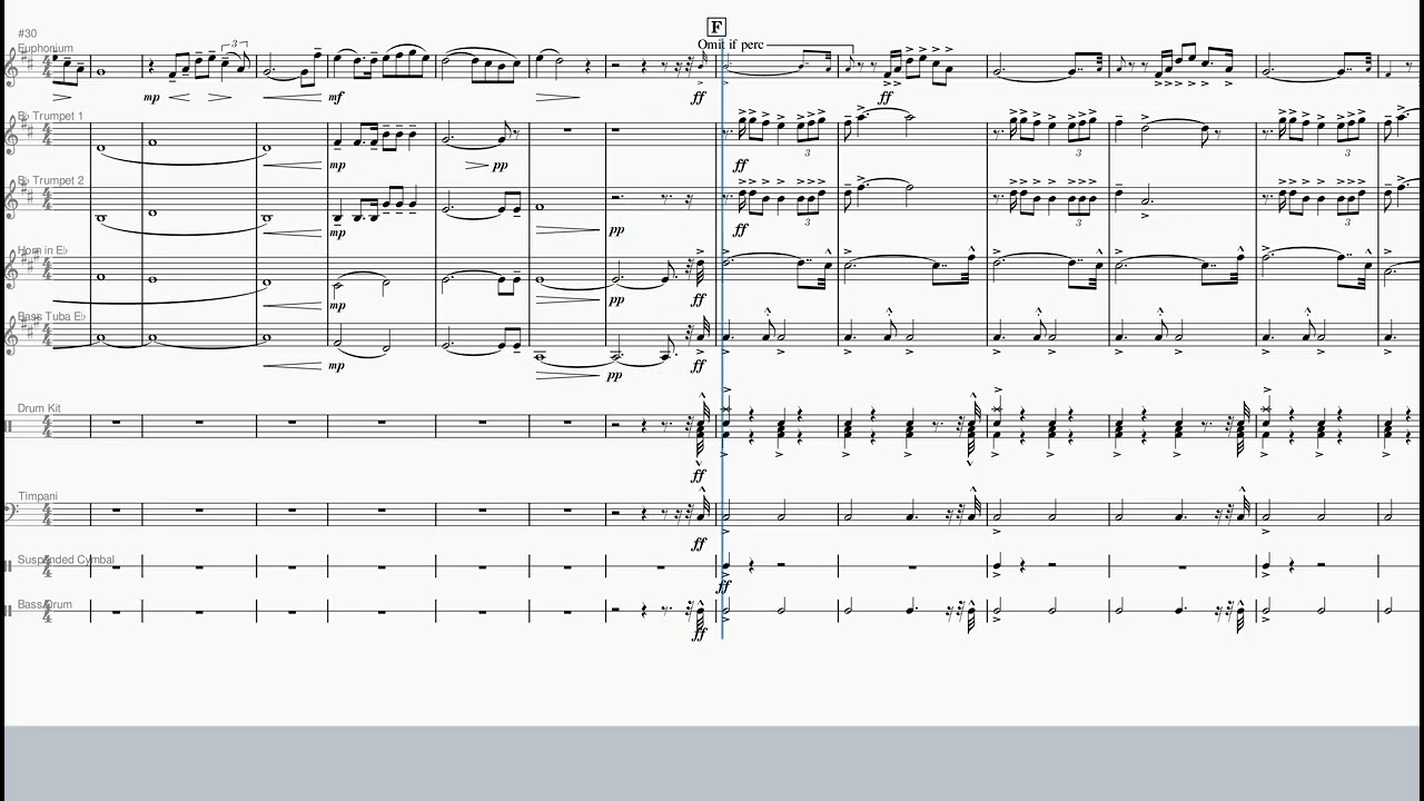 NEW Benedictus, The Armed Man, Euphonium Solo, Brass Quintet, Karl Jenkins, arr. Harmer Borstall