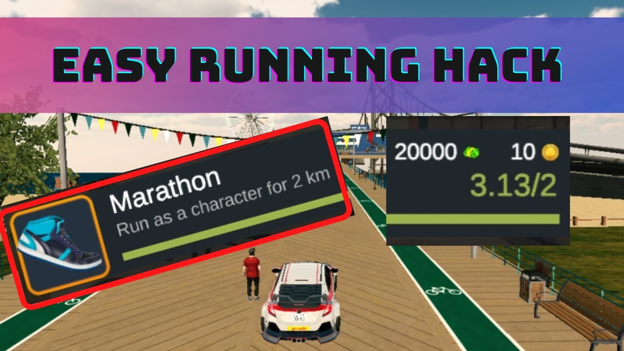 How to do  EASY Marathon Task Achievement Hack! No cheats, no GG! | Car Parking Multiplayer