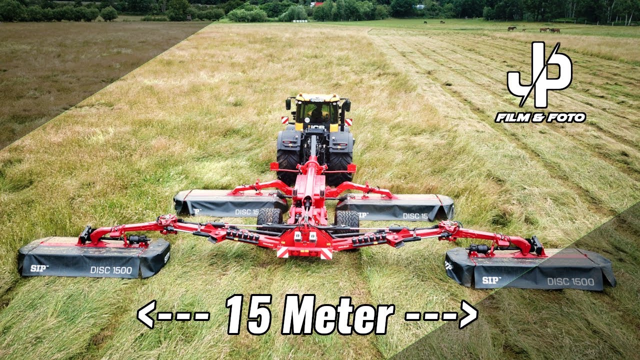 Weltgrößtes Mähwerk! SIP Silvercut Disc 1500 t - Agrovlog #05 - JP Agrar