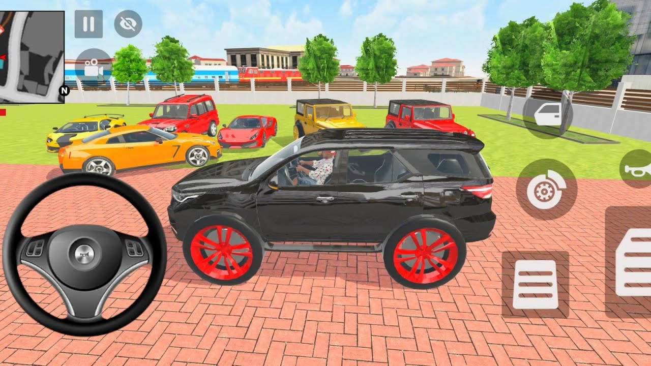 Car Bike Franklin order by two Thar & Fortuner golden & black car in Indian bike Theft simulator 