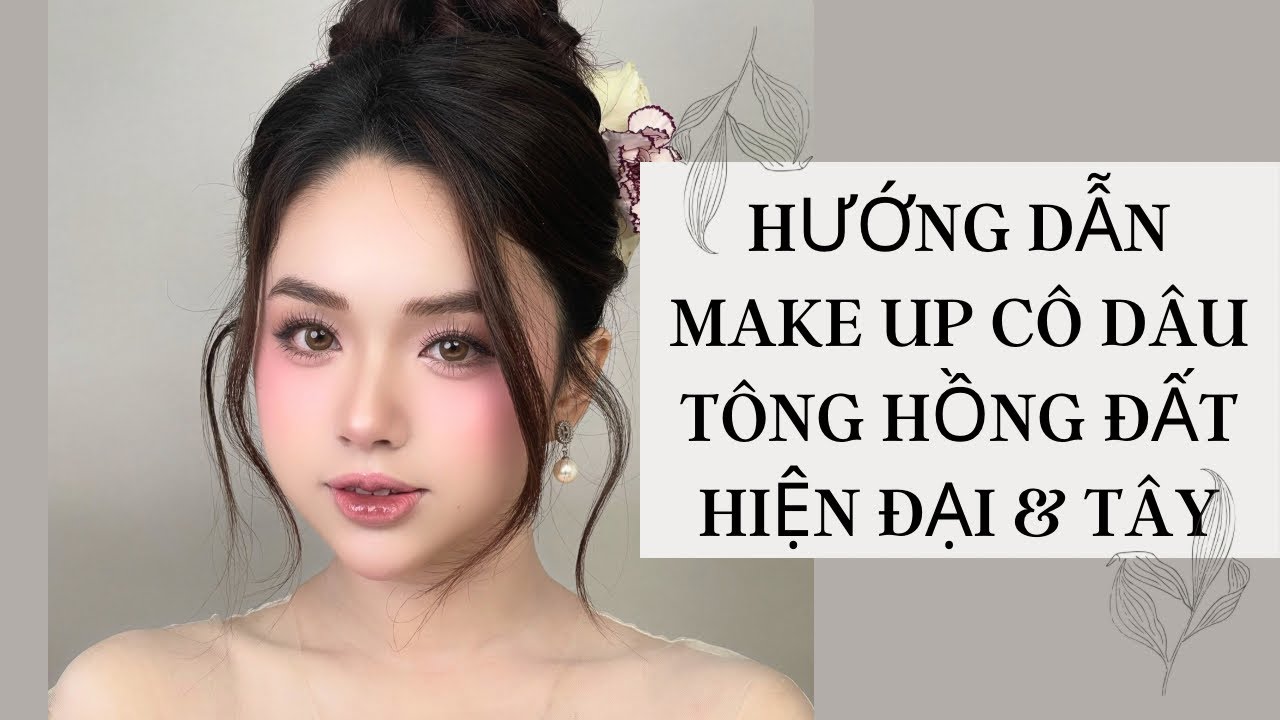 Trang Điểm Cô Dâu Tông Hồng Đất Vừa Hiện Đại Vừa Tây | Trangsun Makeup
