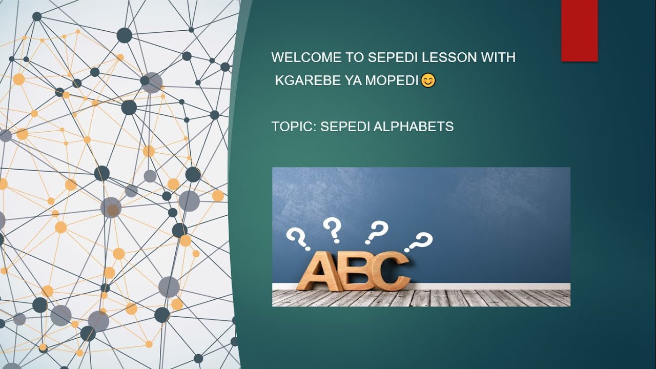 Sepedi Alphabets ll Sepedi Language ll South Africa