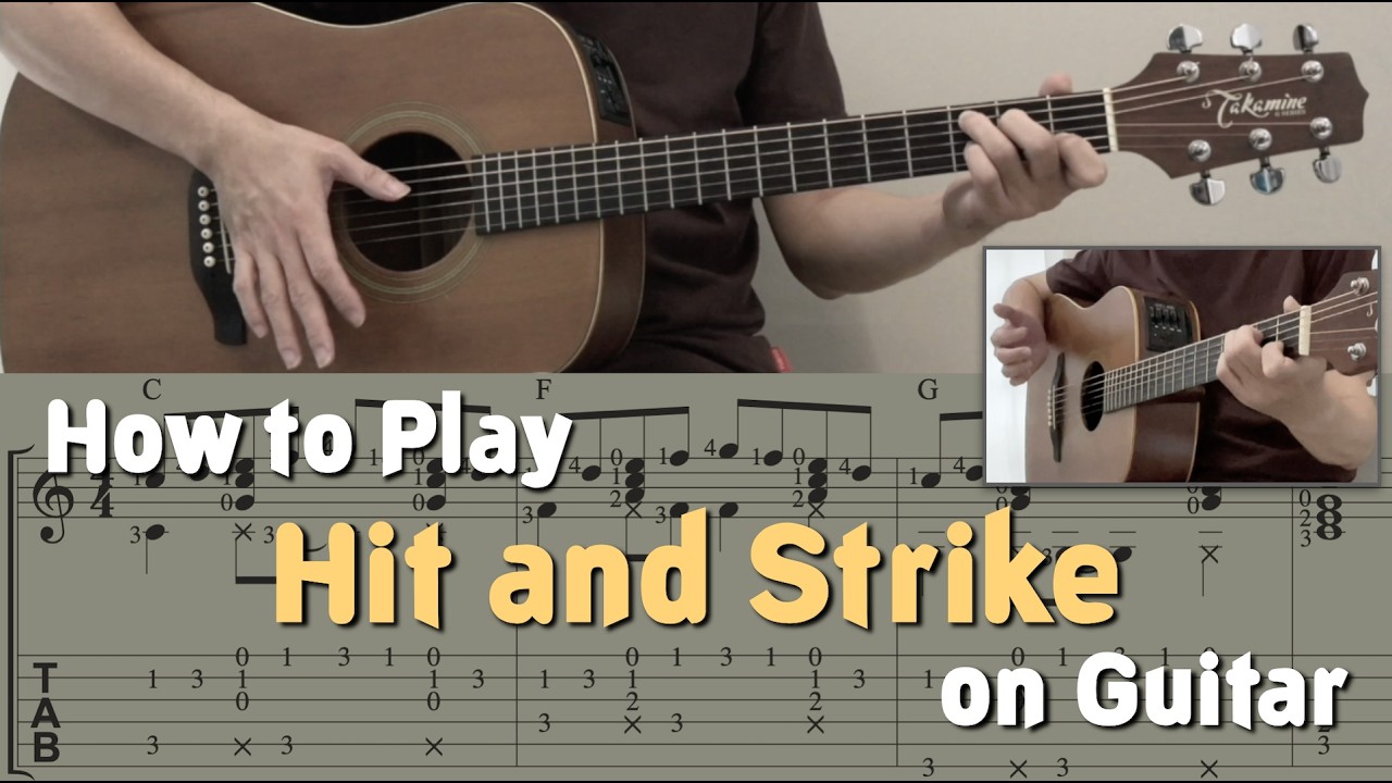 How to Play Hit & Strike (Slap & Strum) on Guitar. Is it Nail Attack?!