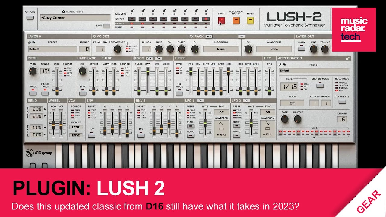 Is D16 Lush 2 still an essential take on classic analogue? – Overview and sound demo
