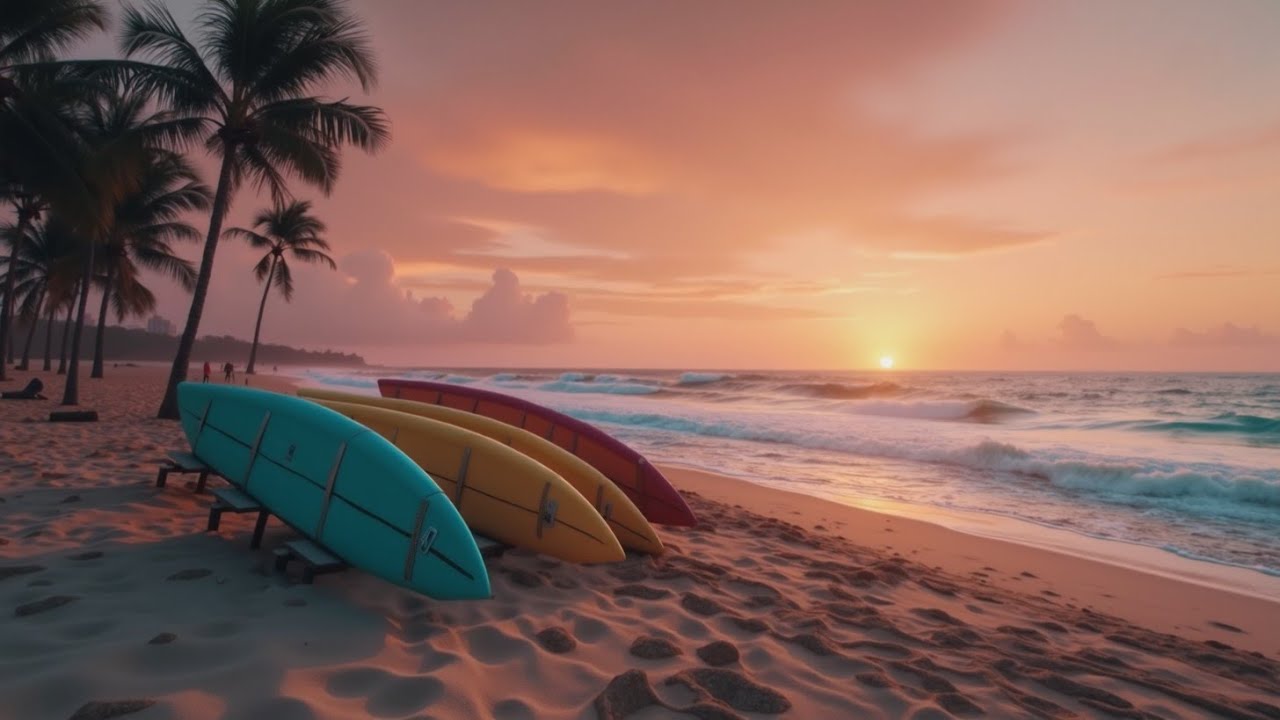 Расслабляющий Тропический Хаус 2025 | Сессия Чиллаута На Пляже Под Закат Солнца Вайбс