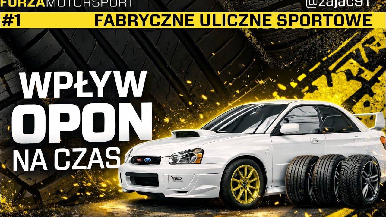 Wpływ opon na Twój czas ! Forza Motorsport