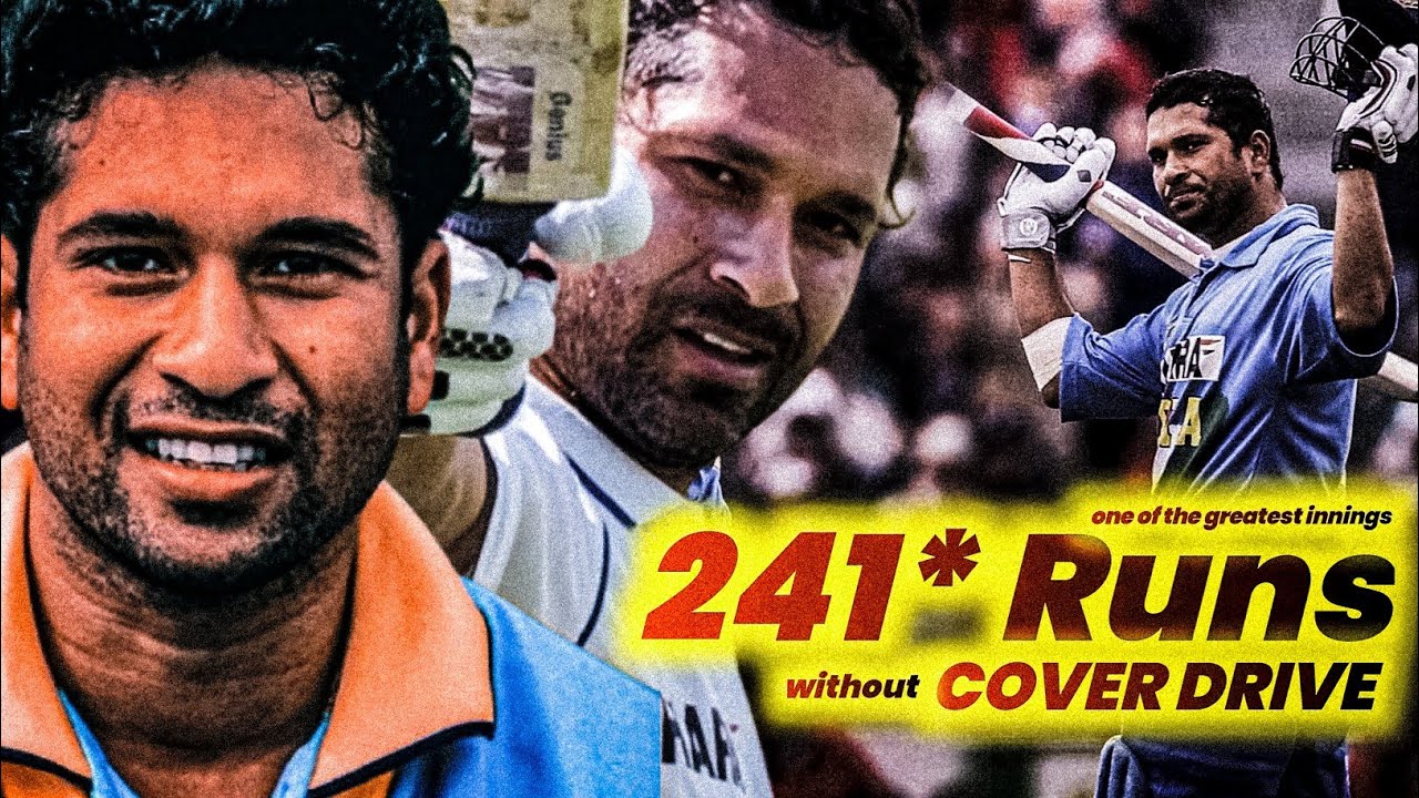 God's Inning WITHOUT Cover Drive | IND v Aus | Сачин Тендулкар
