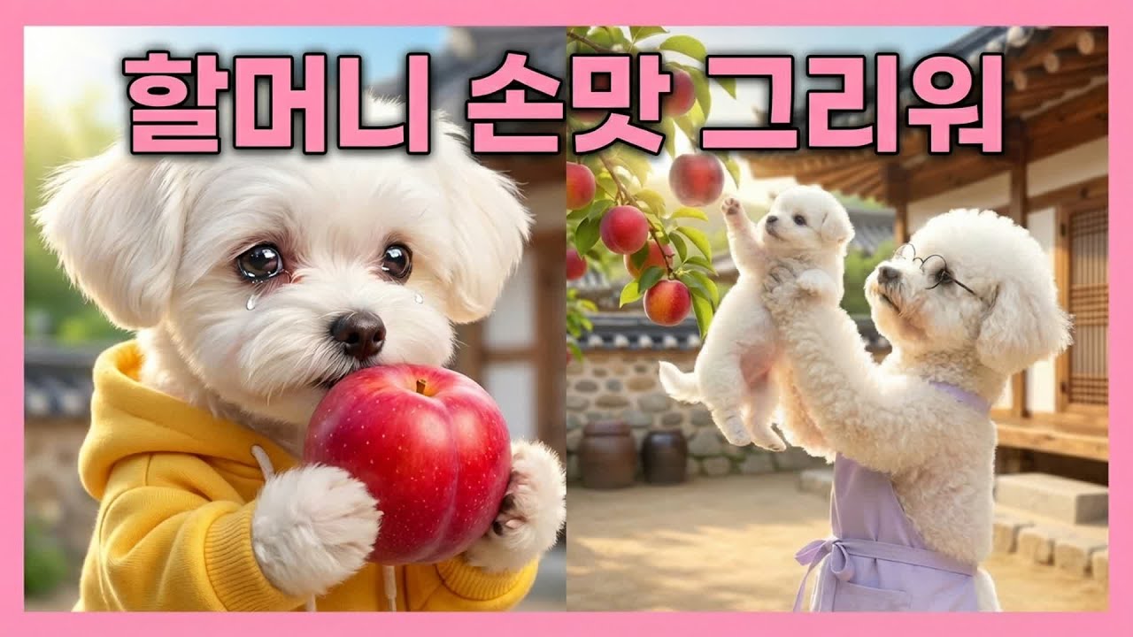 Ep.54 할머니 보고 싶어... 😭 아기 비숑의 눈물 젖은 자두 수확과 추억 여행
