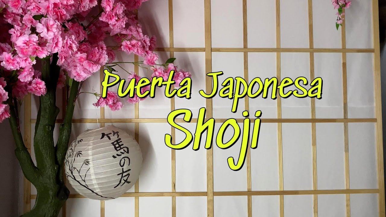 Como hacer una puerta de papel estilo japonés  | puerta shoji | @Jessy Bunka Crafts
