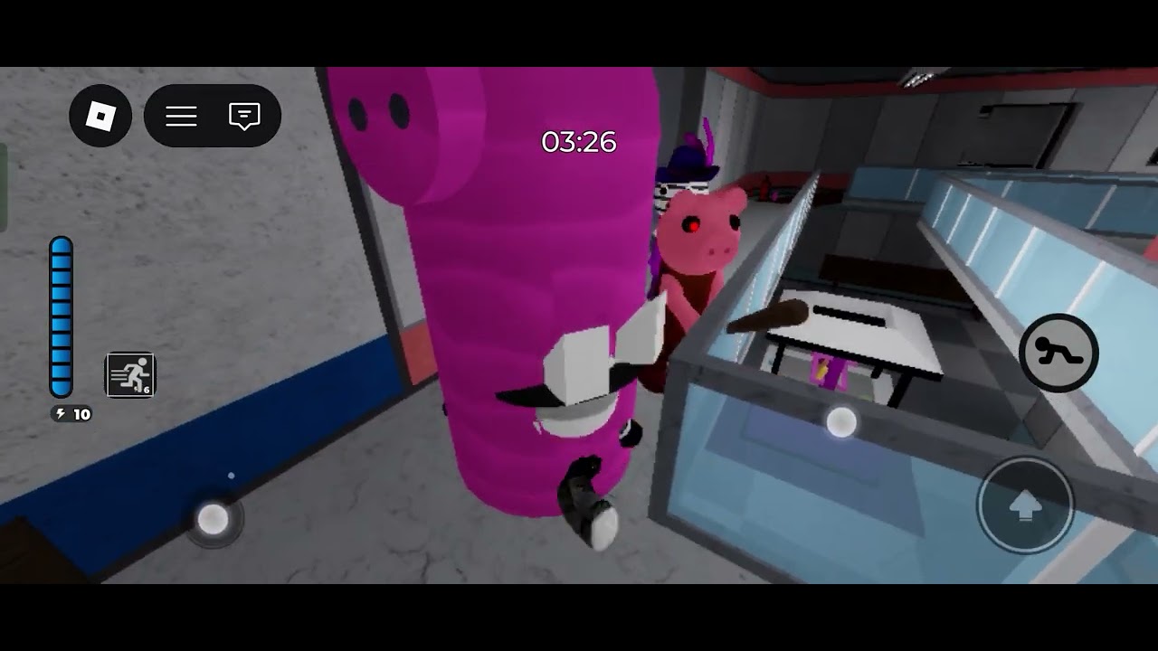 Jugando Piggy en roblox si quieren jugar conmigo mi user es carlospeloyo