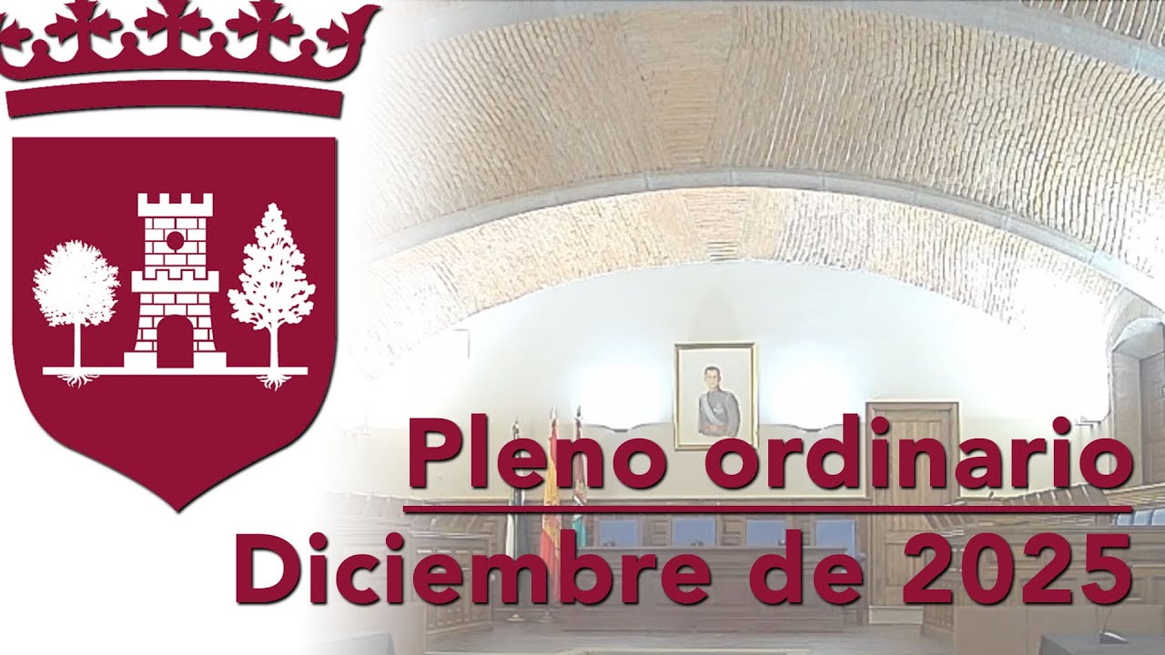 Pleno Ordinario Excmo. Ayuntamiento de Plasencia -DICIEMBRE de 2025 (30/12/2025)