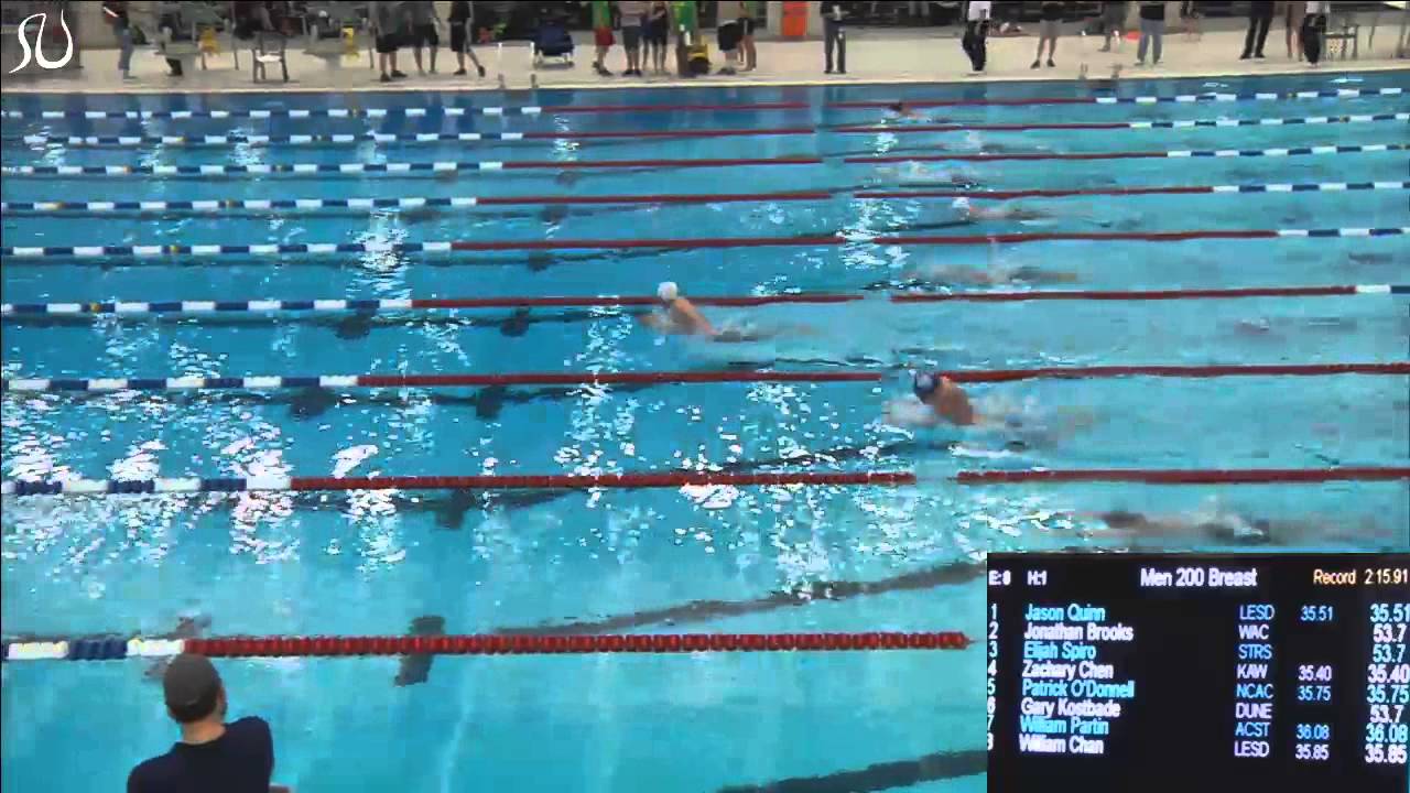 Men's 200 Breaststroke - D Final