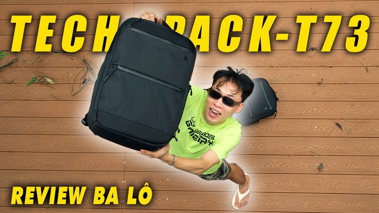 Ba lô với Vải X-PAC Trên Thuyền Buồm ĐUA, TECHPACK-T73 X-PAC từ Tomtoc ĐÁNG MUA?