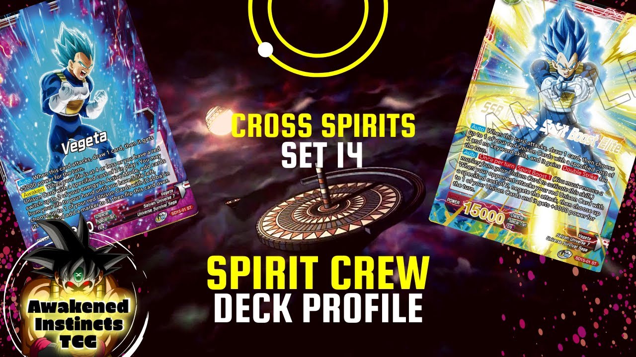 Spirit Boost Vegeta Starter Deck Profile - Spirit Crew! - Dragon Ball Super Card Game