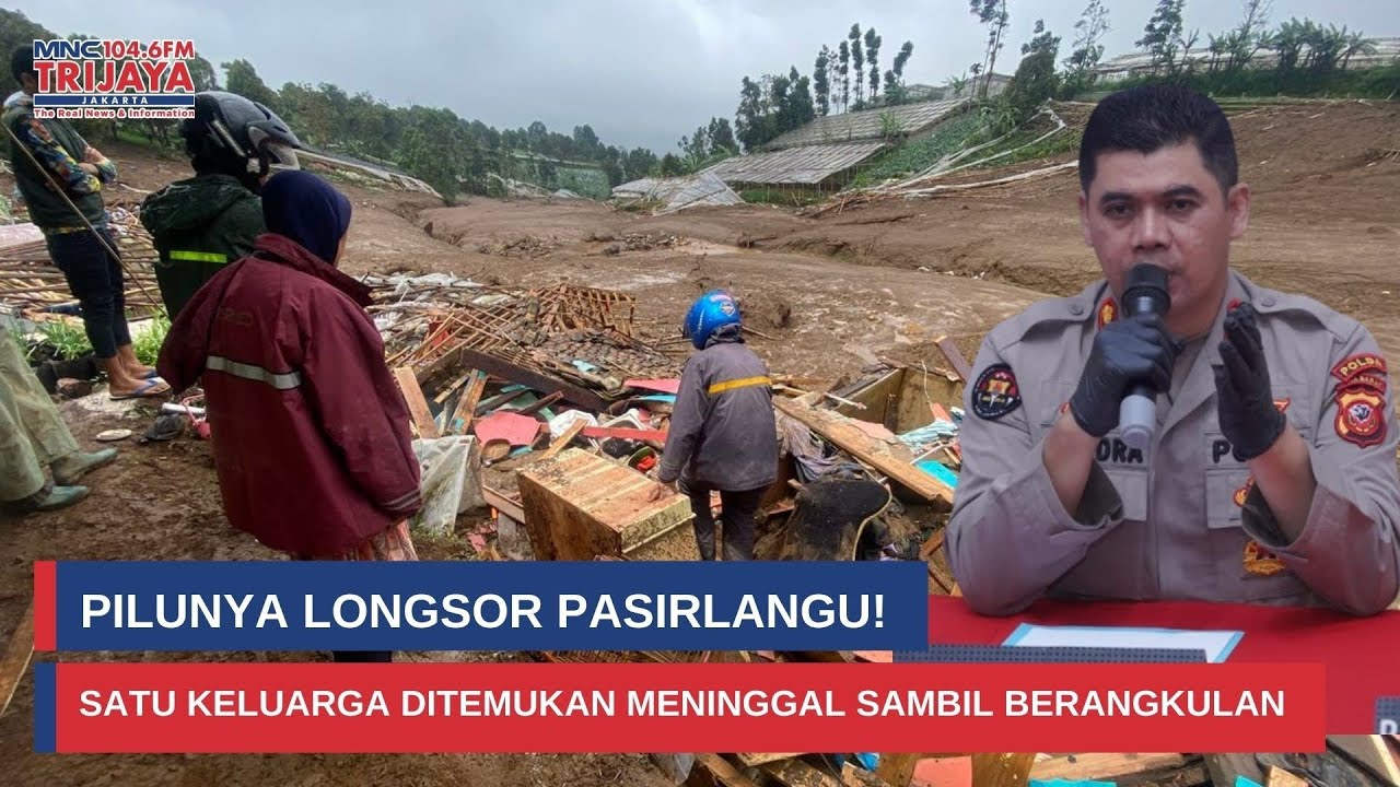 Hati Siapa Tak Hancur? Ayah, Ibu, dan Anak Ditemukan Berangkulan di Tengah Longsor I Trijaya Update