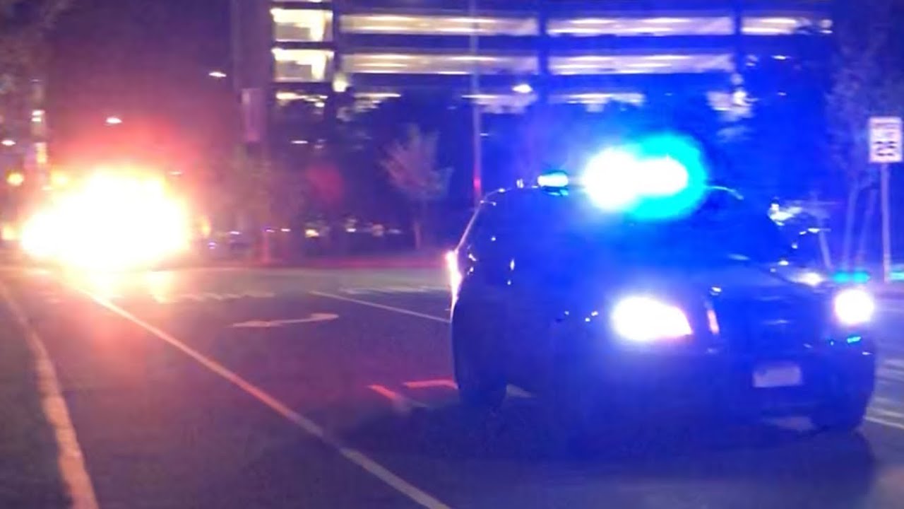 State Police Boston Fire, EMS, Umass Boston Police Responding to MVA