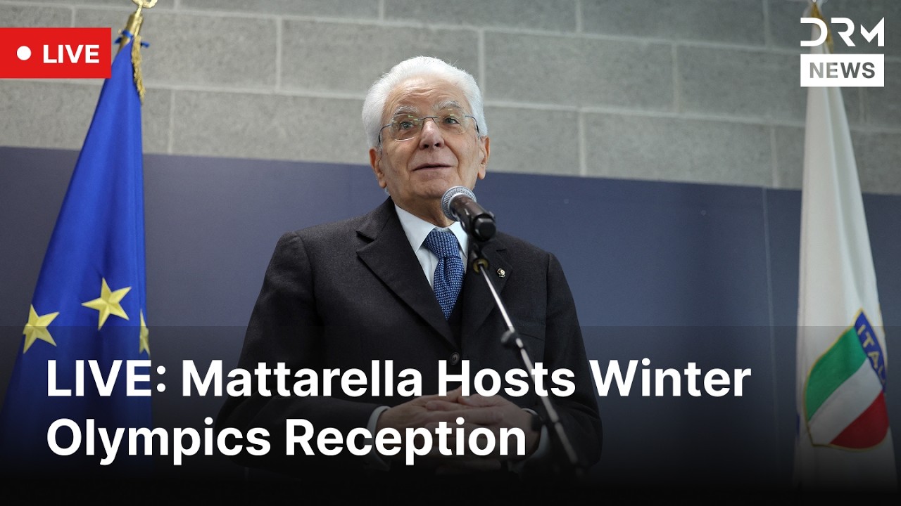 LIVE: Italian President Hosts Reception For Winter Olympic Leaders | DRM News | AD1F