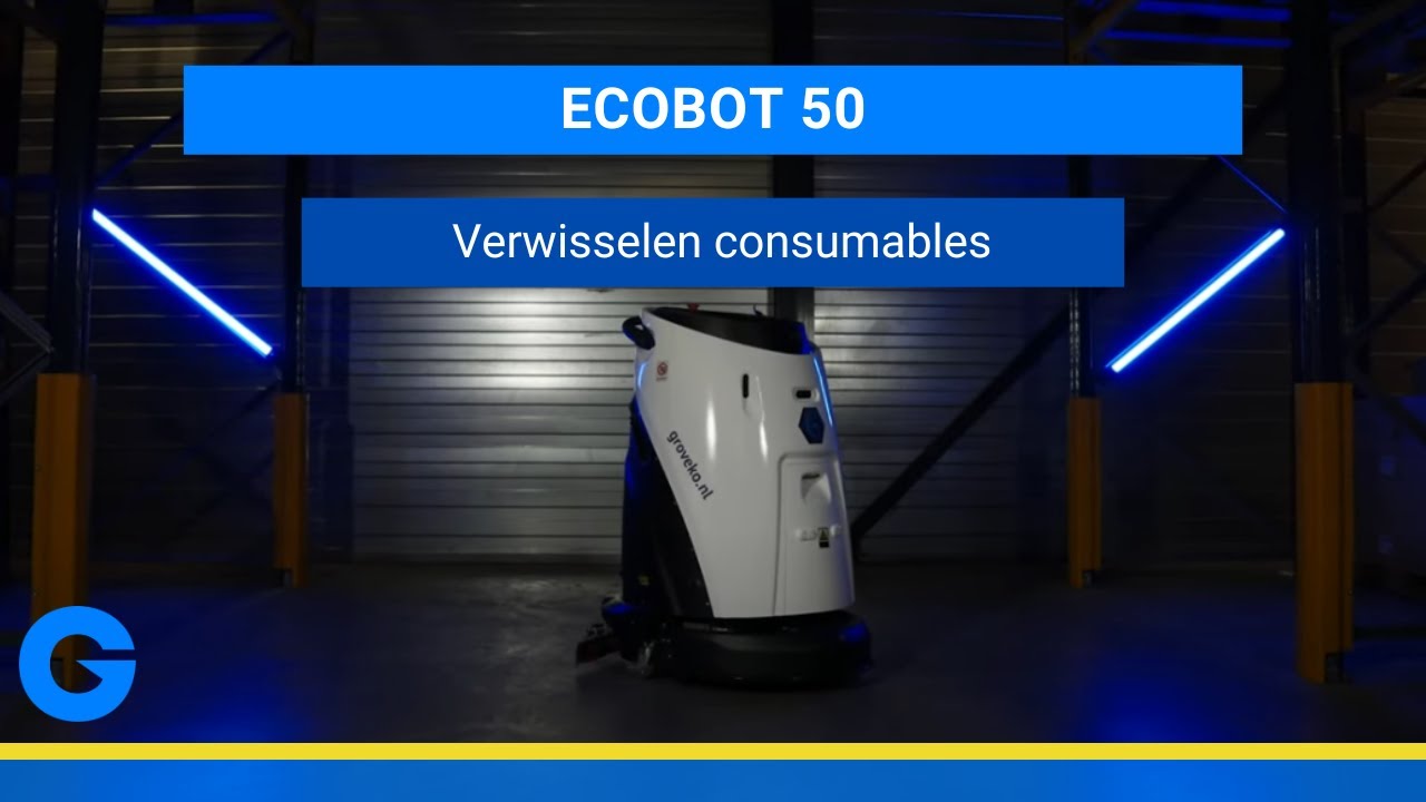 Ecobot 50 - Verwisselen Consumables