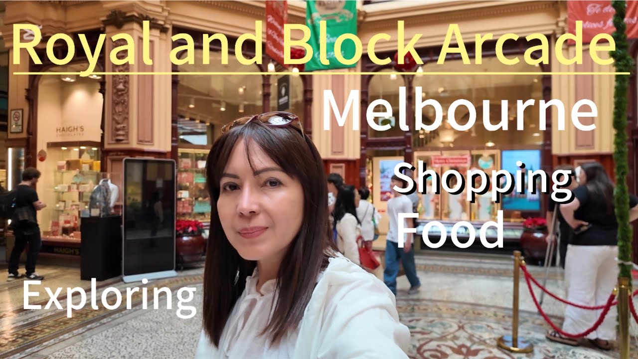 Royal Arcade and Block Arcade in the heart of Melbourne’s CBD, Australia 🇦🇺