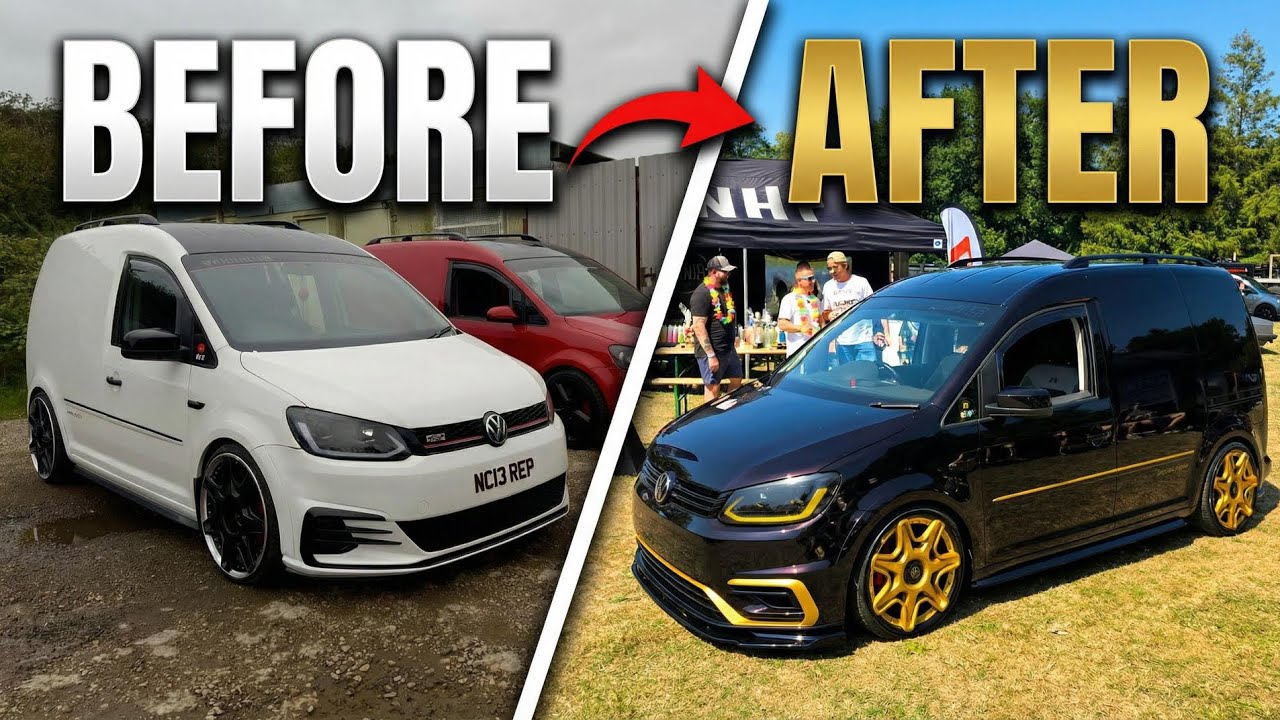 The Vw caddy show van is finished (how does it look)