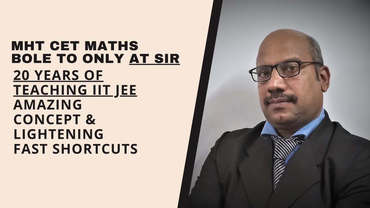 Very imp sums (sure shot) MHT CET 2021 with lightening fast shortcuts mathematics by AT sir