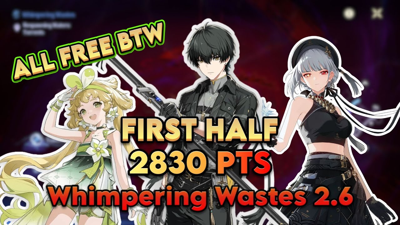 Unbelievable Score With FREE Team! Havoc Rover Sanhua Verina Whimpering Wastes – Wuthering Waves 2.6
