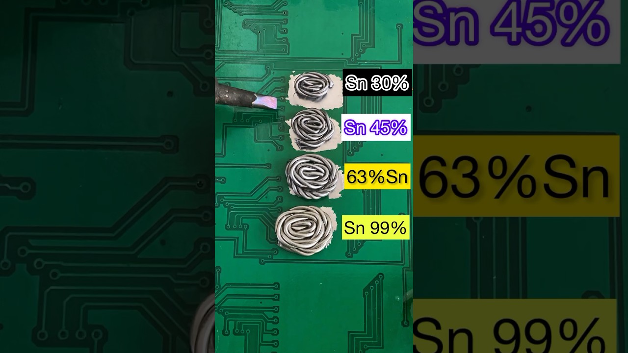 The Difference Between Tin and Lead in Solder Wire &ndash; Expert Soldering for Electronic Components