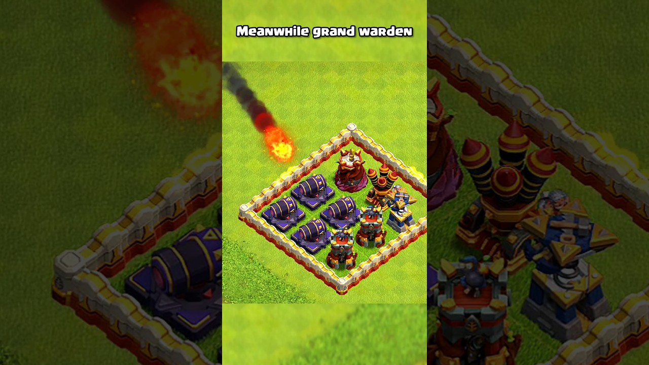 Grand warden 🗿 ll Clash of clans ll #clashofclans #coc
