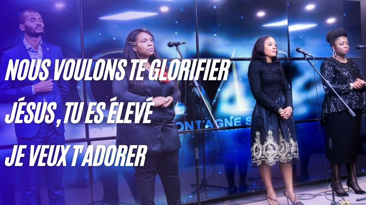 CHORALE CMS - NOUS VOULONS TE GLORIFIER /JÉSUS  TU ES ÉLEVÉ /JE VEUX T'ADORER / JE BÉNIRAI L'ÉTERNEL