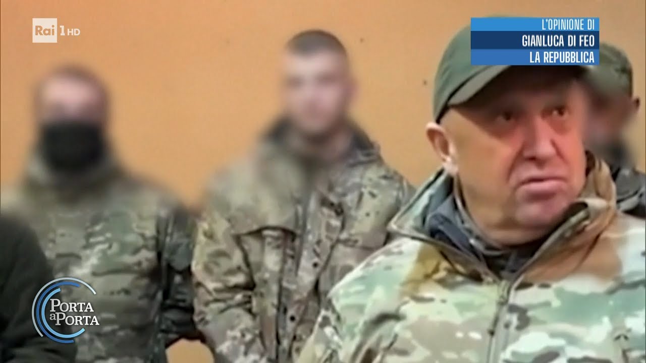 Il ritratto di Prigozhin, lo chef che voleva sfidare Putin - Porta a porta 27/06/2023