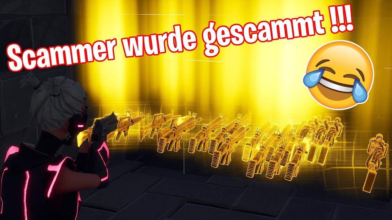 SCAMMER WURDE GESCAMMT!!! SEINE REAKTION... | Fortnite
