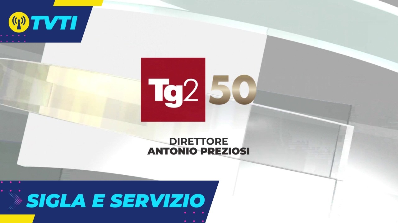 Sigla e servizio: 50 anni TG2 | 15 Marzo 2026