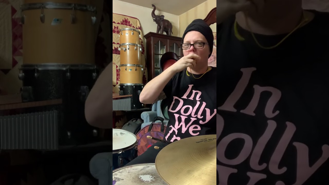 Jamming on an LP samba whistle! Gifted to me by a fan, Juan in Florida! Drummers Rock!