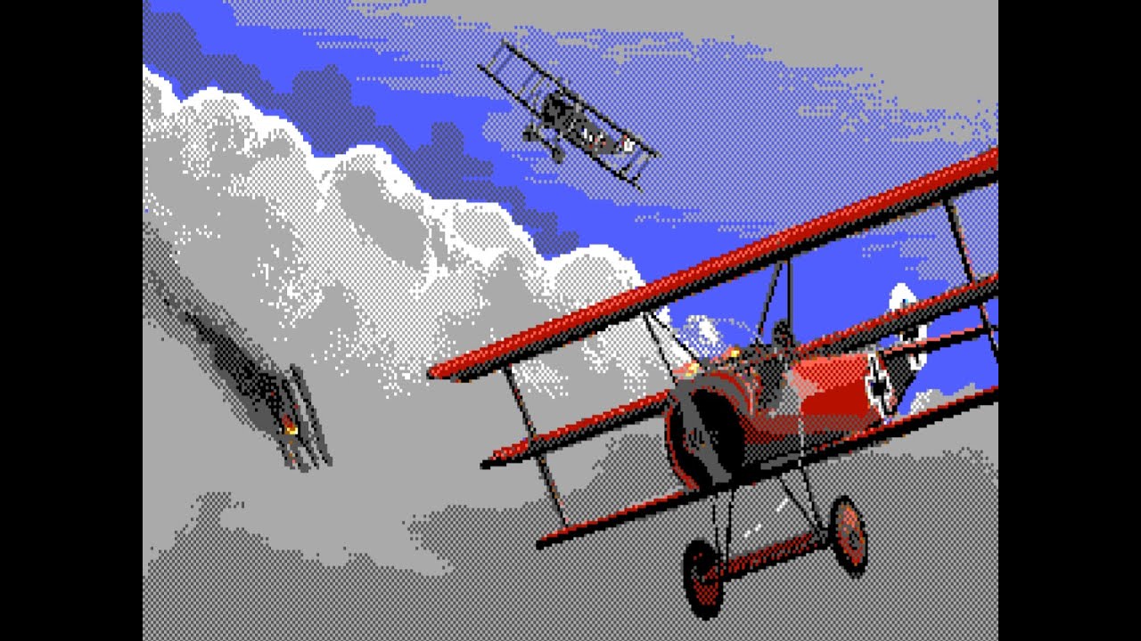 Red Baron (16-color version) • Dynamix 1990 - check description for some goodies!