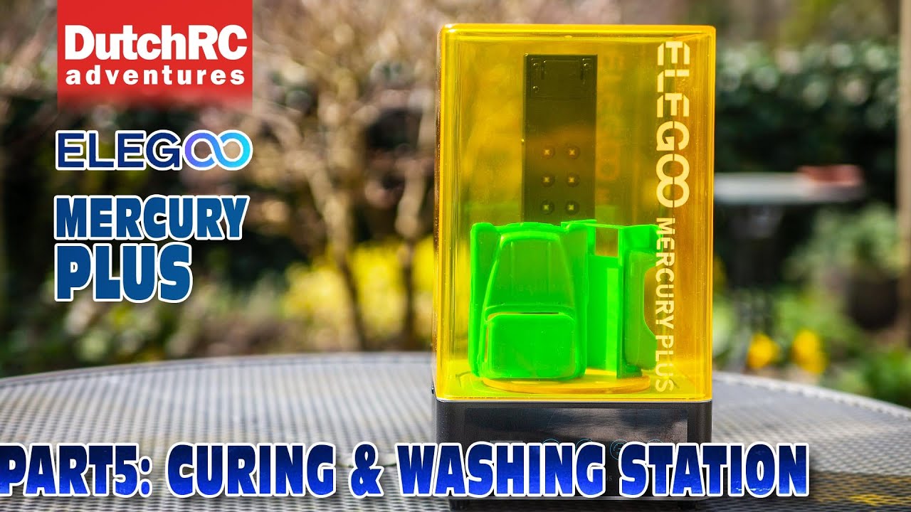 Resin Printing PART 5: Washing & Curing Station! - the Elegoo Mercury Plus V2